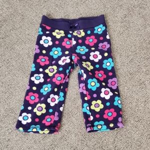 Colorful Floral Kids Fleece Pants